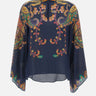Blusa in seta con stampa paisley floreale WRJA0162 AKG23X0883 ETRO 