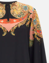 Blusa in seta con stampa paisley floreale WRJA0162 AKI43X0813 ETRO 