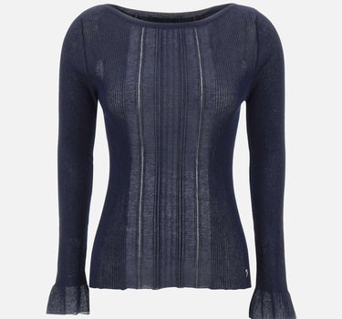Maglia jacquard in misto cotone see-through WRKE0385 AQ329B0324 ETRO 