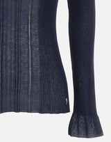 Maglia jacquard in misto cotone see-through WRKE0385 AQ329B0324 ETRO 