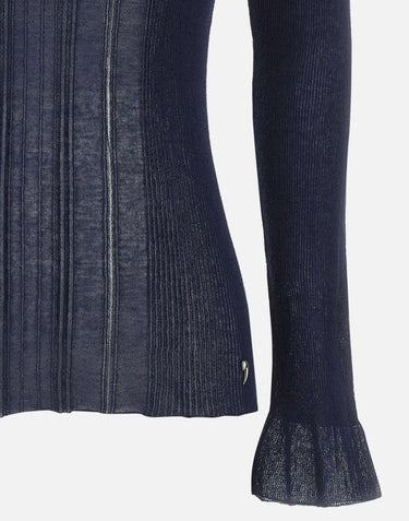Maglia jacquard in misto cotone see-through WRKE0385 AQ329B0324 ETRO 