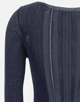 Maglia jacquard in misto cotone see-through WRKE0385 AQ329B0324 ETRO 
