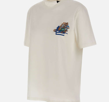 T-shirt con ricamo e Pegaso WRMA0005 AR477W4567 ETRO 