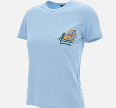 T-shirt con ricamo e Pegaso WRMA0006 AR473B0071 ETRO 