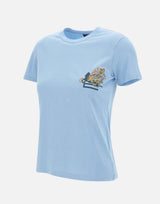 T-shirt con ricamo e Pegaso WRMA0006 AR473B0071 ETRO 