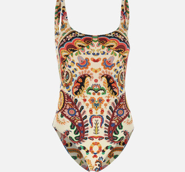 Costume intero con motivo paisley floreale WRPB0010 AKF28X0800 ETRO 
