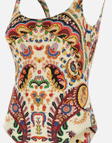 Costume intero con motivo paisley floreale WRPB0010 AKF28X0800 ETRO 