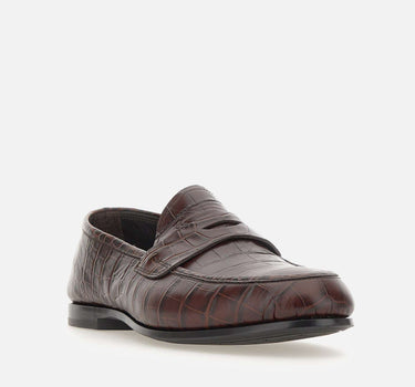 FABI Mocassini "Glove" BROWN Uomo 