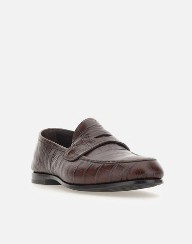 FABI Mocassini "Glove" BROWN Uomo 