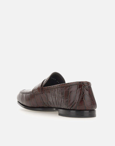 FABI Mocassini "Glove" BROWN Uomo 