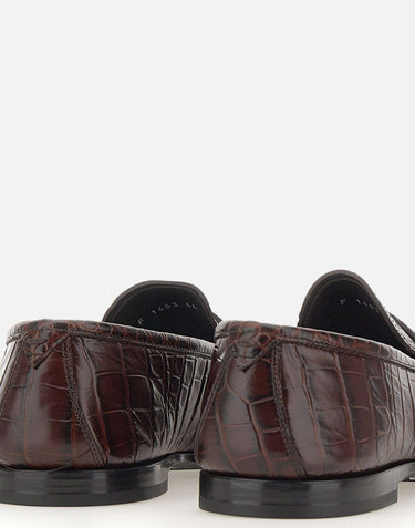 FABI Mocassini "Glove" BROWN Uomo 
