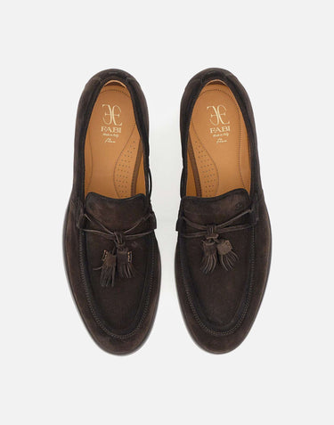 FABI Mocassini con nappine BROWN Uomo 