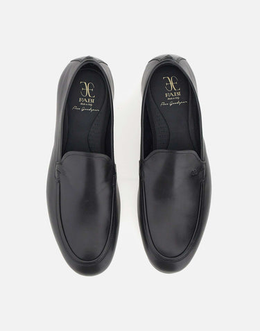 FABI Mocassini in pelle BLACK Uomo 