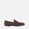 FABI Mocassini in pelle scamosciata BROWN Uomo 