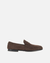 FABI Mocassini in pelle scamosciata BROWN Uomo 
