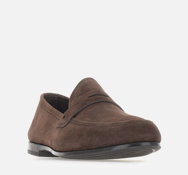 FABI Mocassini in pelle scamosciata BROWN Uomo 