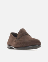 FABI Mocassini in pelle scamosciata BROWN Uomo 