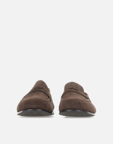 FABI Mocassini in pelle scamosciata BROWN Uomo 