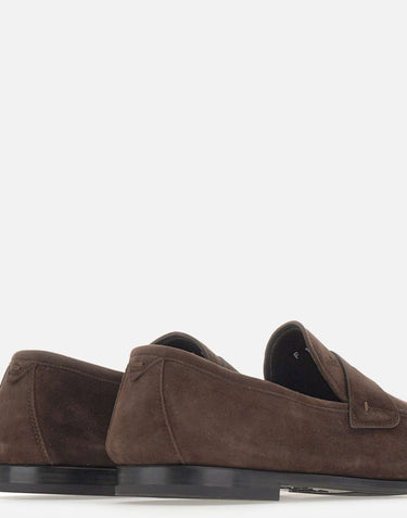 FABI Mocassini in pelle scamosciata BROWN Uomo 