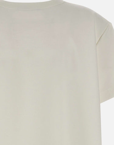 FABIANA FILIPPI T-shirt in jersey con taschino WHITE Donna 