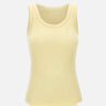 FABIANA FILIPPI Top in cotone a costine YELLOW Donna 