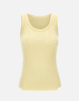 FABIANA FILIPPI Top in cotone a costine YELLOW Donna 