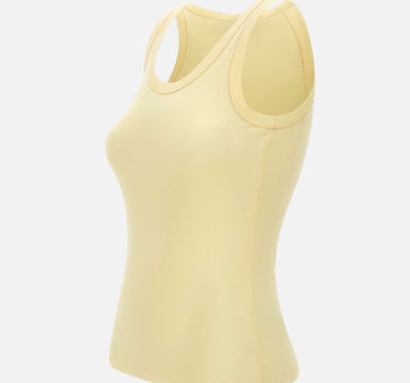 FABIANA FILIPPI Top in cotone a costine YELLOW Donna 