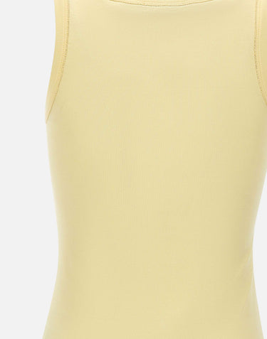 FABIANA FILIPPI Top in cotone a costine YELLOW Donna 