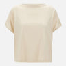 FABIANA FILIPPI T-shirt in jersey BEIGE Donna 