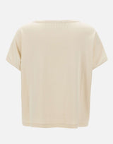 FABIANA FILIPPI T-shirt in jersey BEIGE Donna 