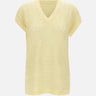 FABIANA FILIPPI Maglia smanicata con paillettes YELLOW Donna 