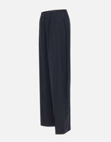 FABIANA FILIPPI Pantalone in crepe de chine BLUE Donna 