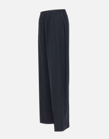 FABIANA FILIPPI Pantalone in crepe de chine BLUE Donna 