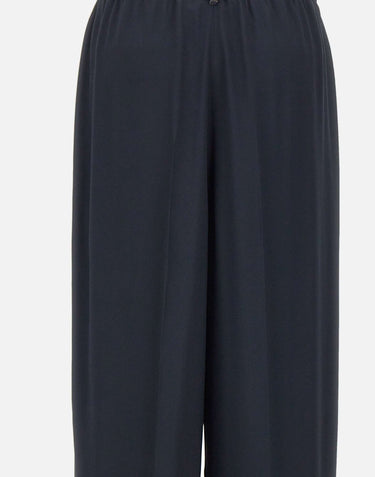 FABIANA FILIPPI Pantalone in crepe de chine BLUE Donna 