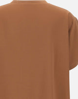 FABIANA FILIPPI Top in misto viscosa BROWN Donna 