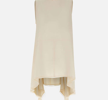 FABIANA FILIPPI Top in crepe de chine WHITE Donna 