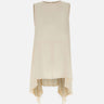 FABIANA FILIPPI Top in crepe de chine WHITE Donna 