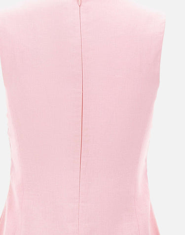 FAITHFULL THE BRAND Abito corto "Lydie" Pink Donna 