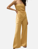 FAITHFULL THE BRAND Pantaloni "Syna" YELLOW Donna 