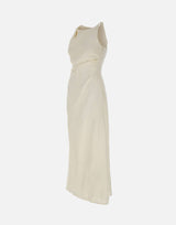 FAITHFULL THE BRAND Abito lungo "Cera" WHITE Donna 