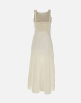 FAITHFULL THE BRAND Abito lungo "Cera" WHITE Donna 
