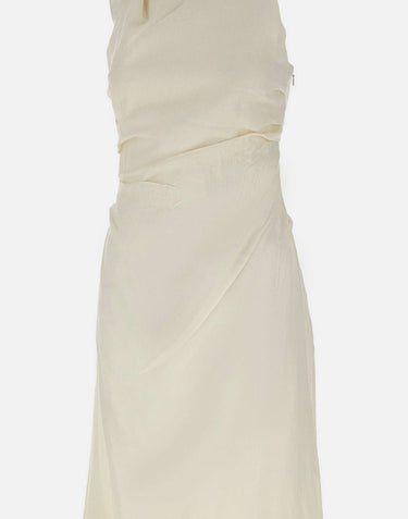 FAITHFULL THE BRAND Abito lungo "Cera" WHITE Donna 