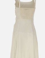 FAITHFULL THE BRAND Abito lungo "Cera" WHITE Donna 