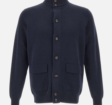FILIPPO DE LAURENTIIS Cardigan in cotone BLUE Uomo 