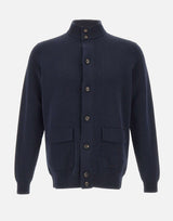 FILIPPO DE LAURENTIIS Cardigan in cotone BLUE Uomo 