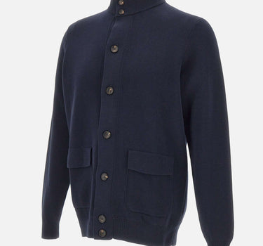 FILIPPO DE LAURENTIIS Cardigan in cotone BLUE Uomo 
