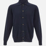 FILIPPO DE LAURENTIIS Cardigan con collo polo BLUE Uomo 