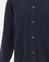 FILIPPO DE LAURENTIIS Cardigan con collo polo BLUE Uomo 