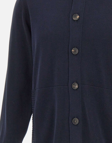 FILIPPO DE LAURENTIIS Cardigan con collo polo BLUE Uomo 