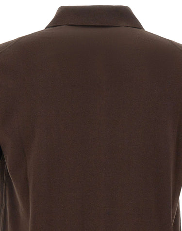 FILIPPO DE LAURENTIIS Camicia in maglia di cotone BROWN Uomo 
